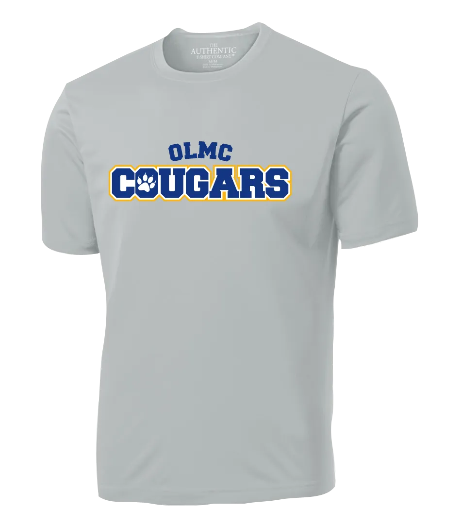 OLMC Cougars Adult Dri-Fit T-Shirt with Printed Logo