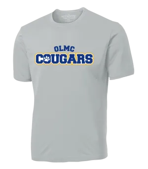 OLMC Cougars Adult Dri-Fit T-Shirt with Printed Logo