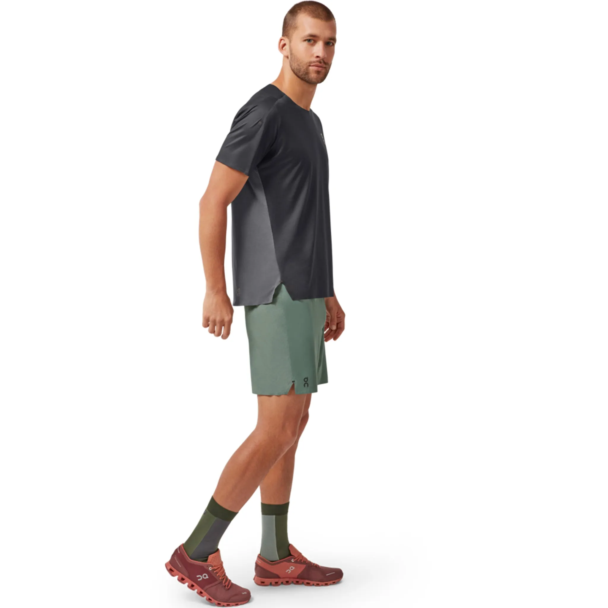On Running Lightweight Shorts Men's Olive