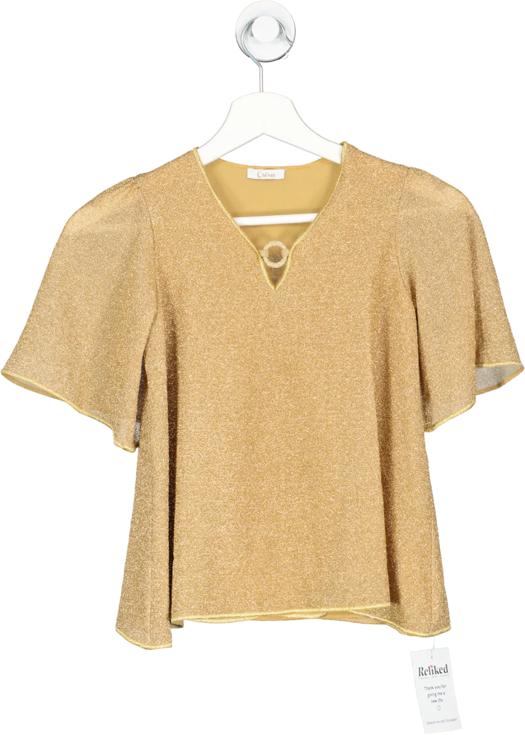 Osree Metallic Glitter V Neck Cover Up Dress 2-4 Years