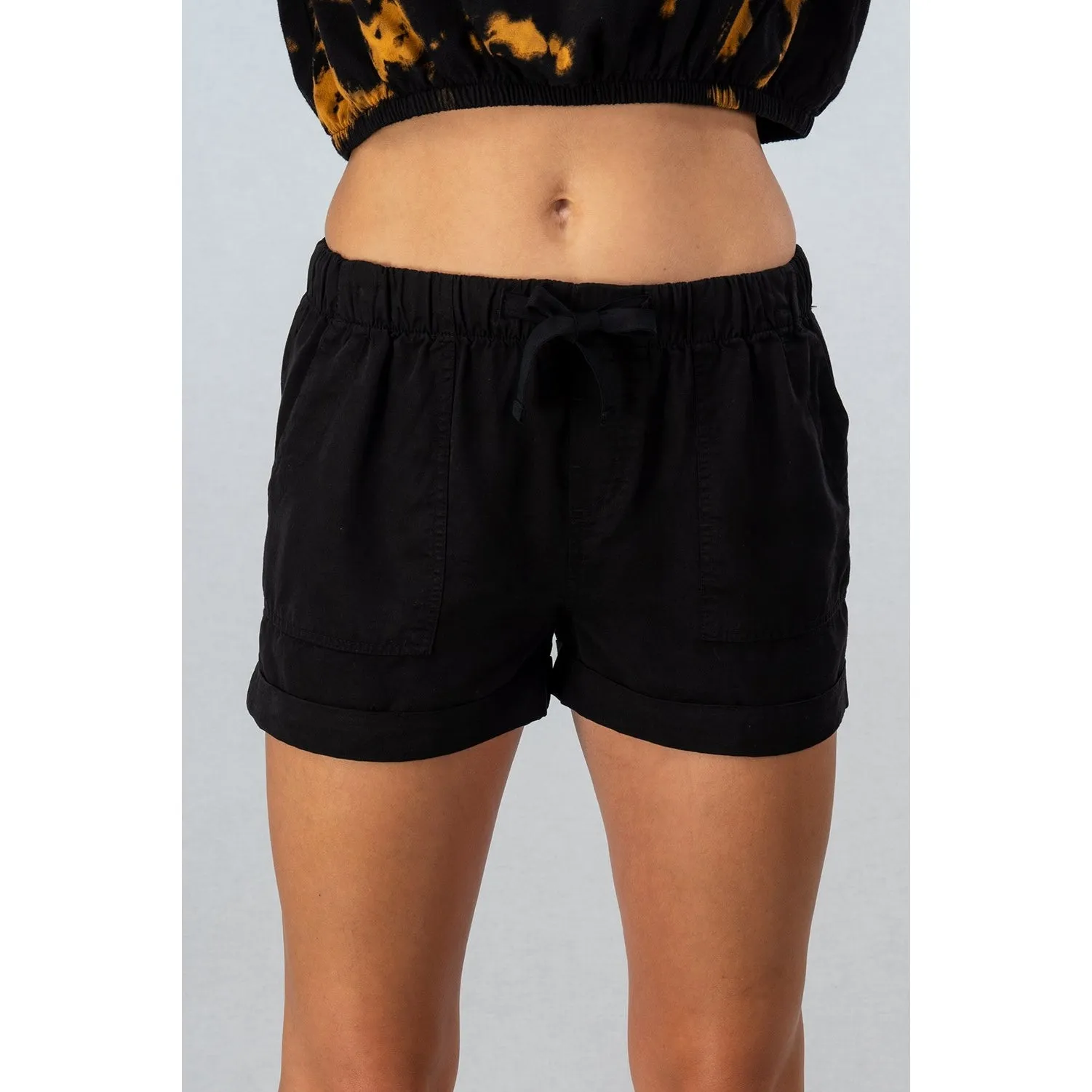 Patch Pocket Tencel Summer Shorts