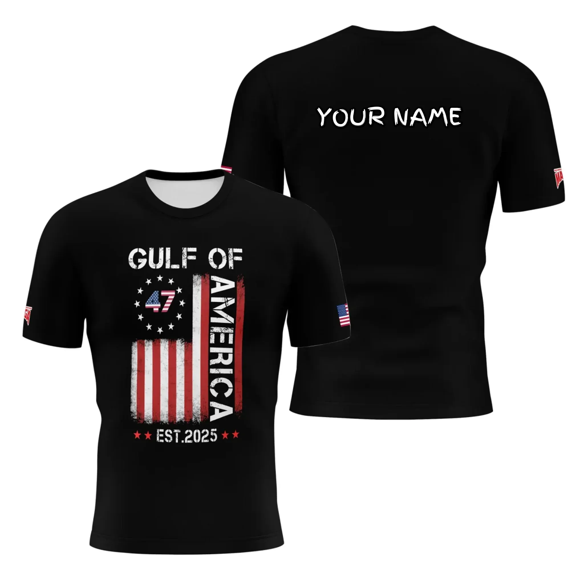 Personalized Trump T-Shirts, Custom Patrotic Tee, Pride Unisex T-Shirts