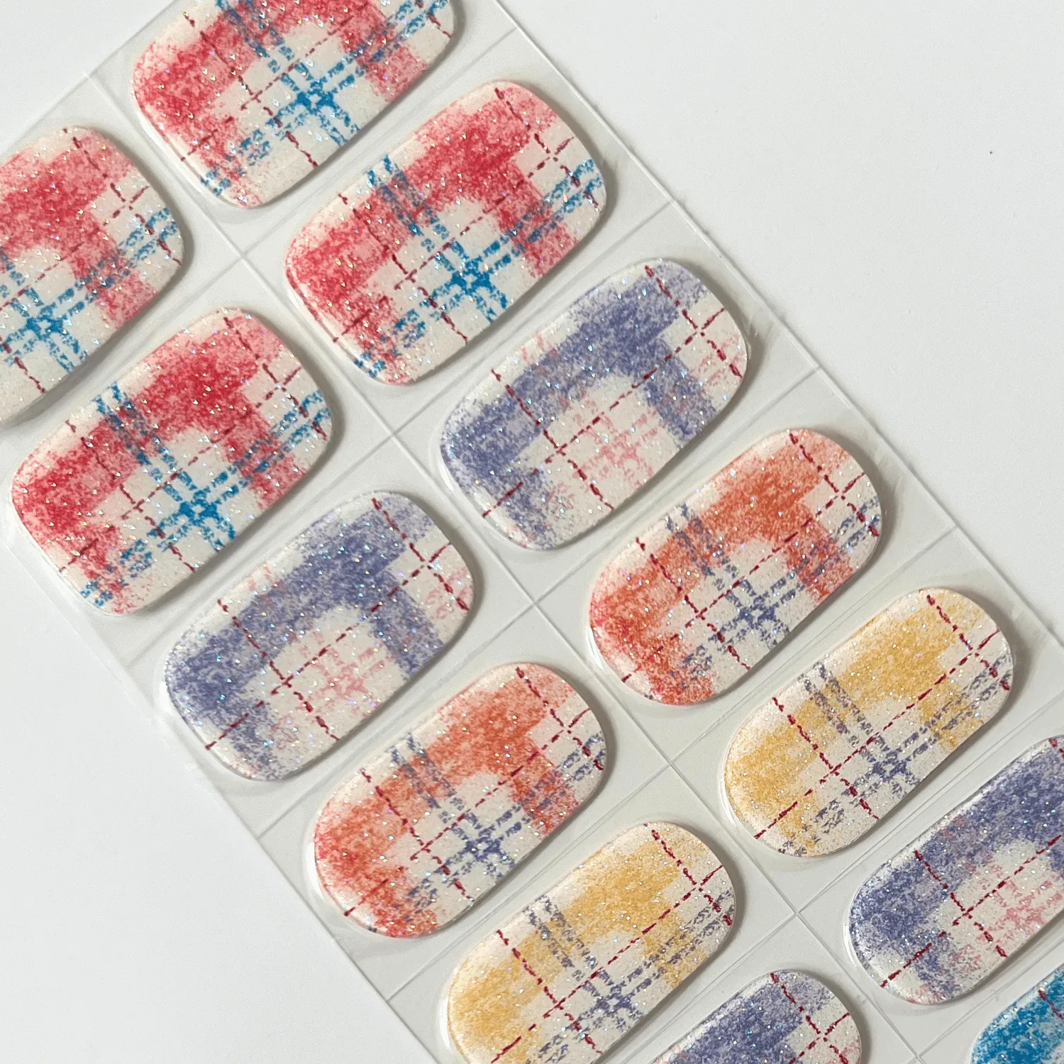 Plaid | Super Jellies DIY Hard Semi Cured Gel Nail Wraps