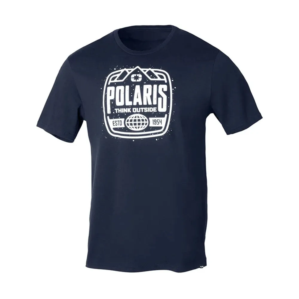 Polaris Stamp T-Shirt Navy Blue