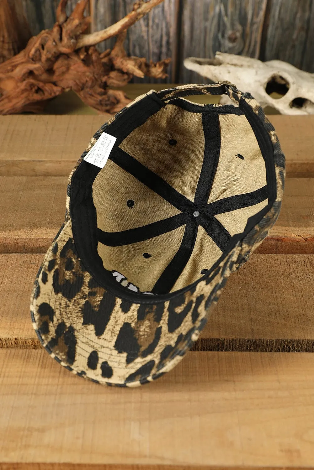 Poppy Lee Lane Women's Leopard MAMA Baseball Cap