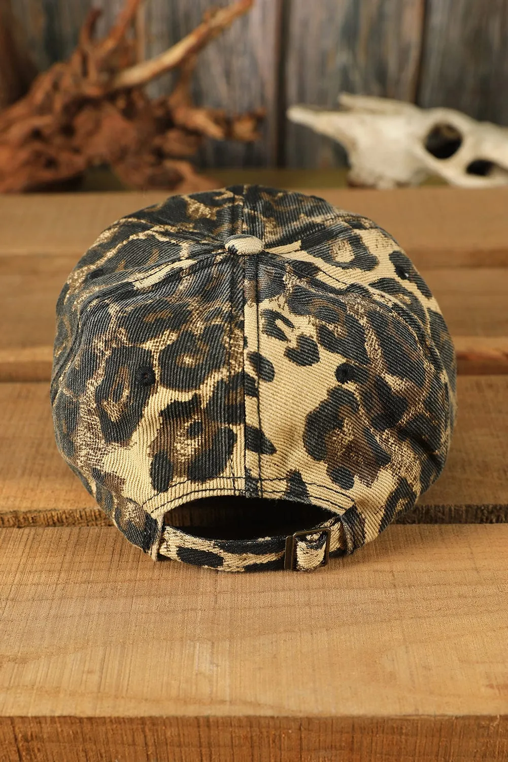 Poppy Lee Lane Women's Leopard MAMA Baseball Cap