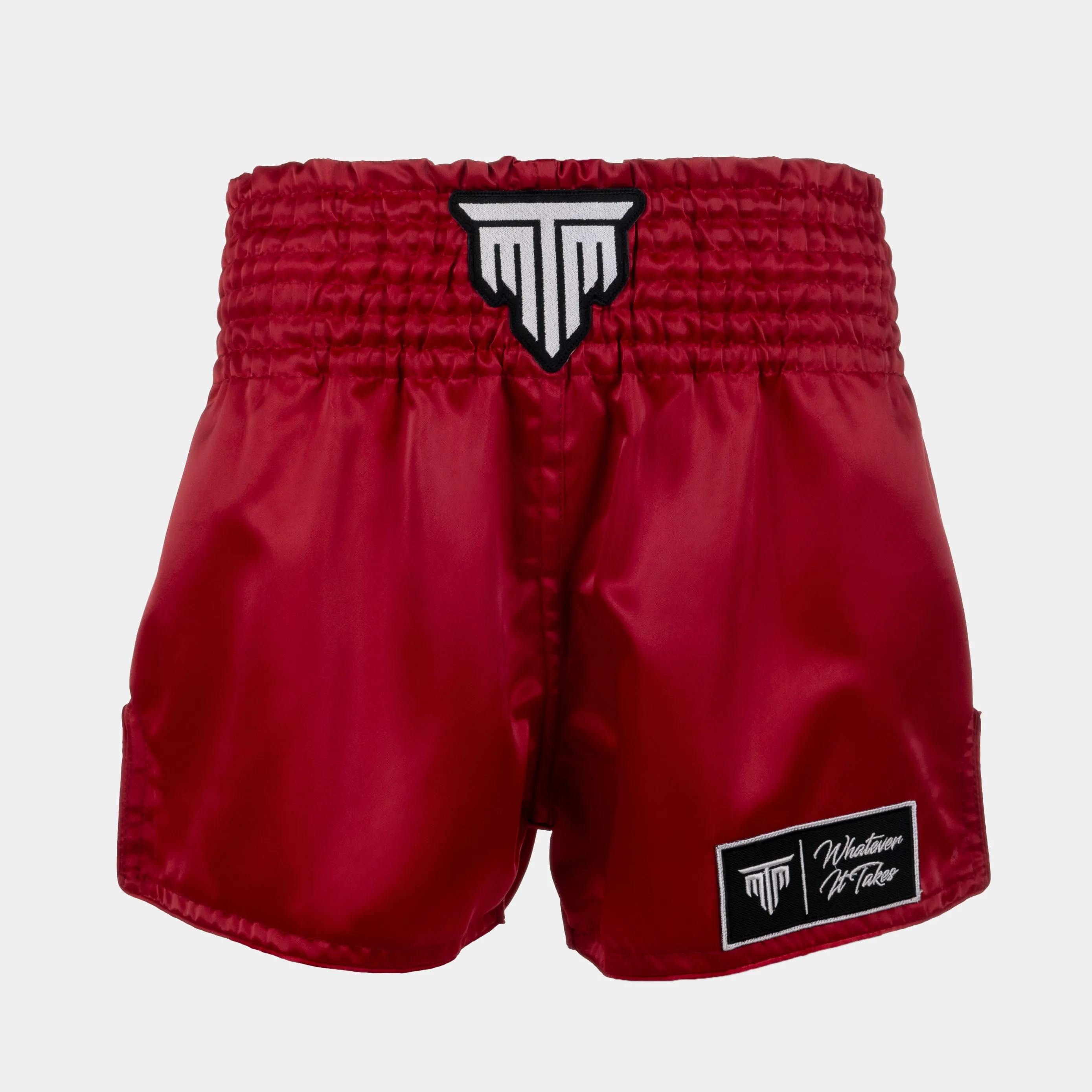 "CLASSIC" MUAY THAI SHORTS - BURGUNDY