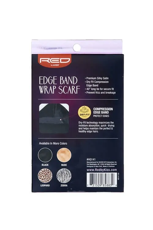 Red by Kiss Wrap Scarf plus Edge Band