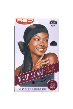 Red by Kiss Wrap Scarf plus Edge Band