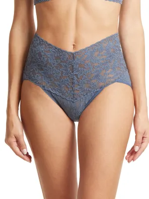 Retro Lace V-Kini Tour Guide Blue Sale