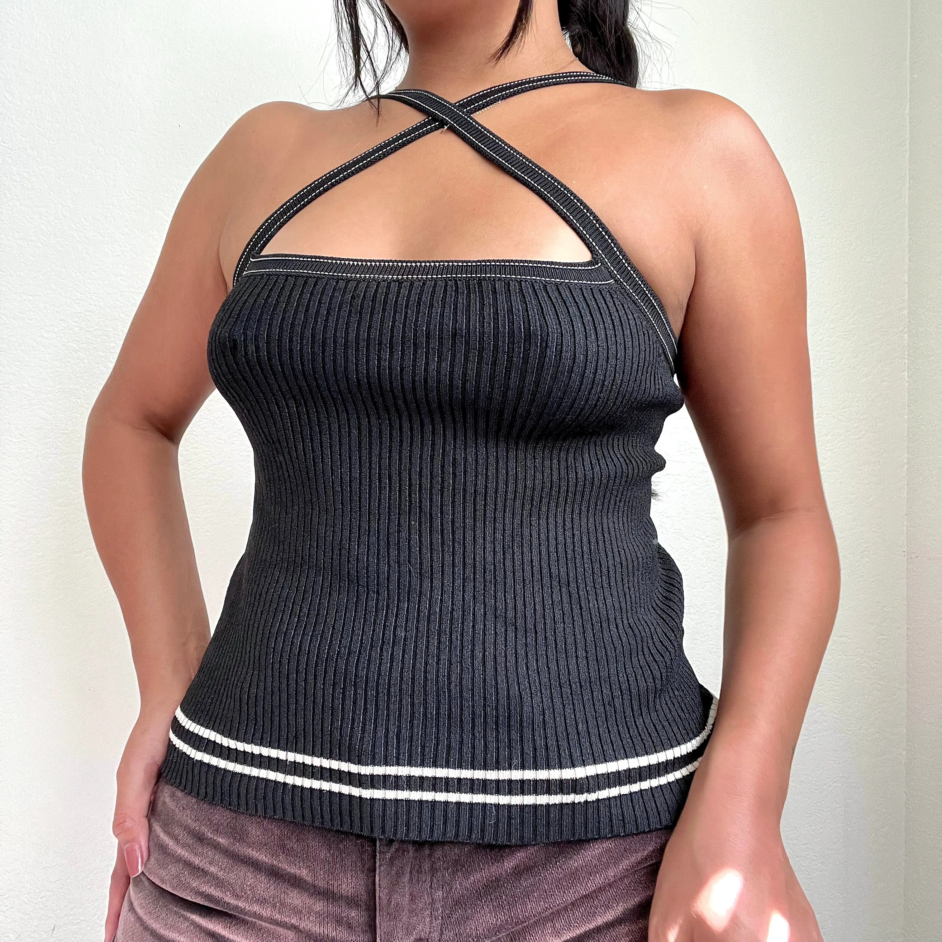 Ribbed knit top