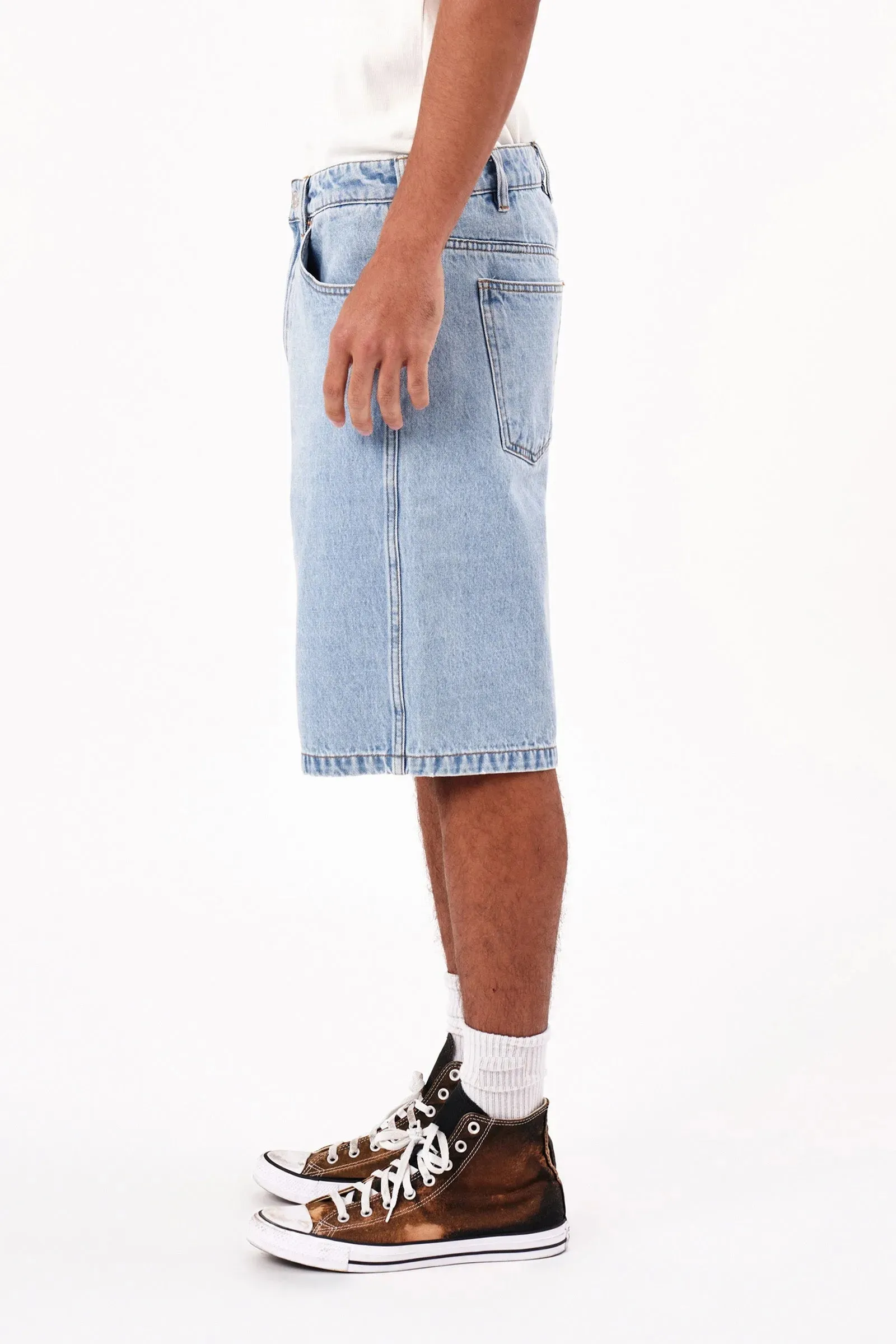 ROLLAS - Big Boss Short Prowler - Bleached Vintage Blue