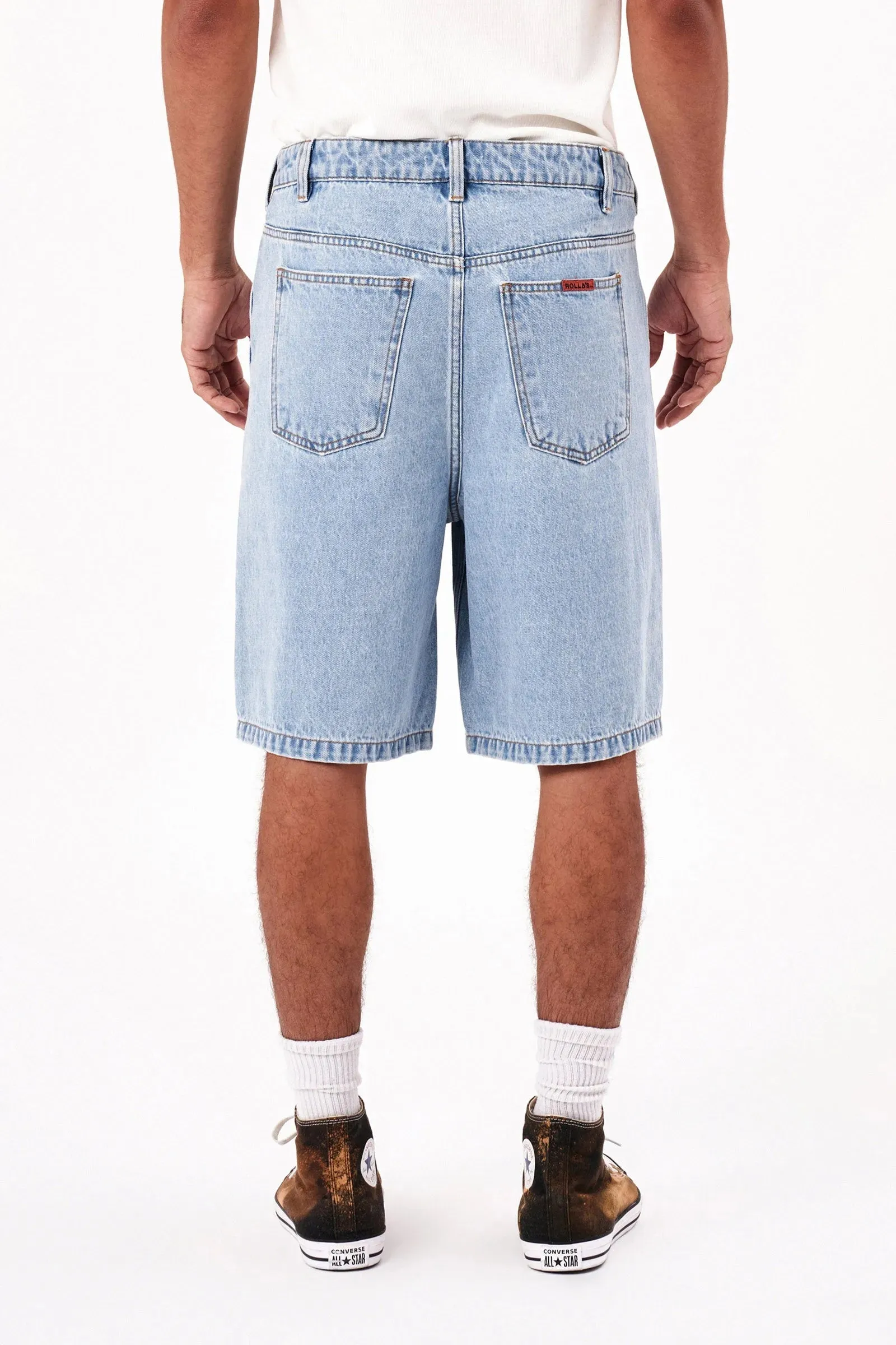 ROLLAS - Big Boss Short Prowler - Bleached Vintage Blue