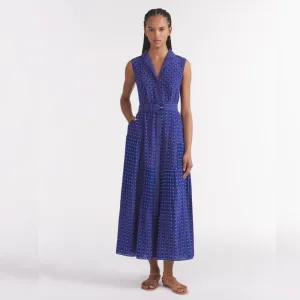 Saloni Arya Dress - Polka Indigo