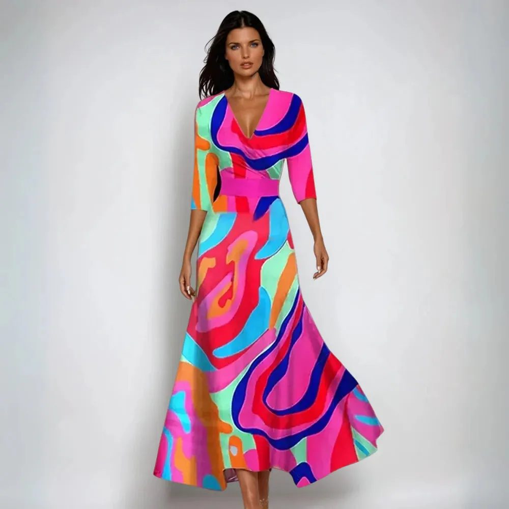Seraphina - Printed Maxi Dress