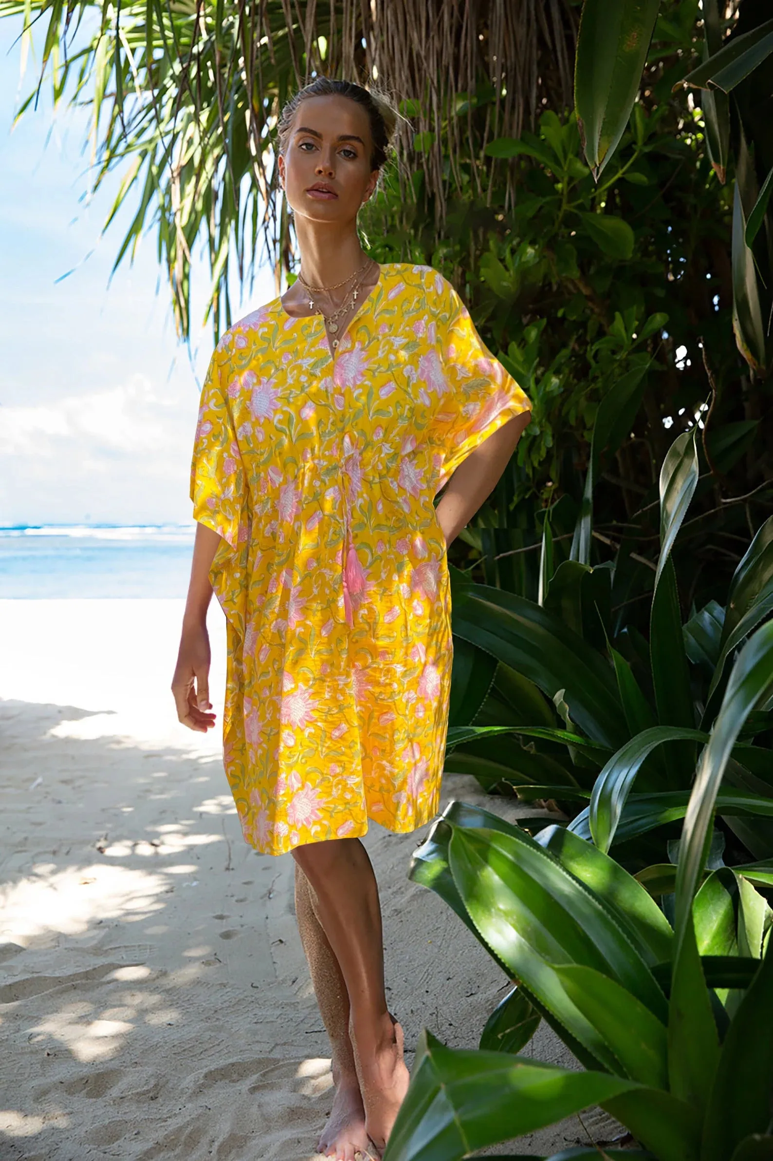 SERAPHINA YELLOW COVER UP