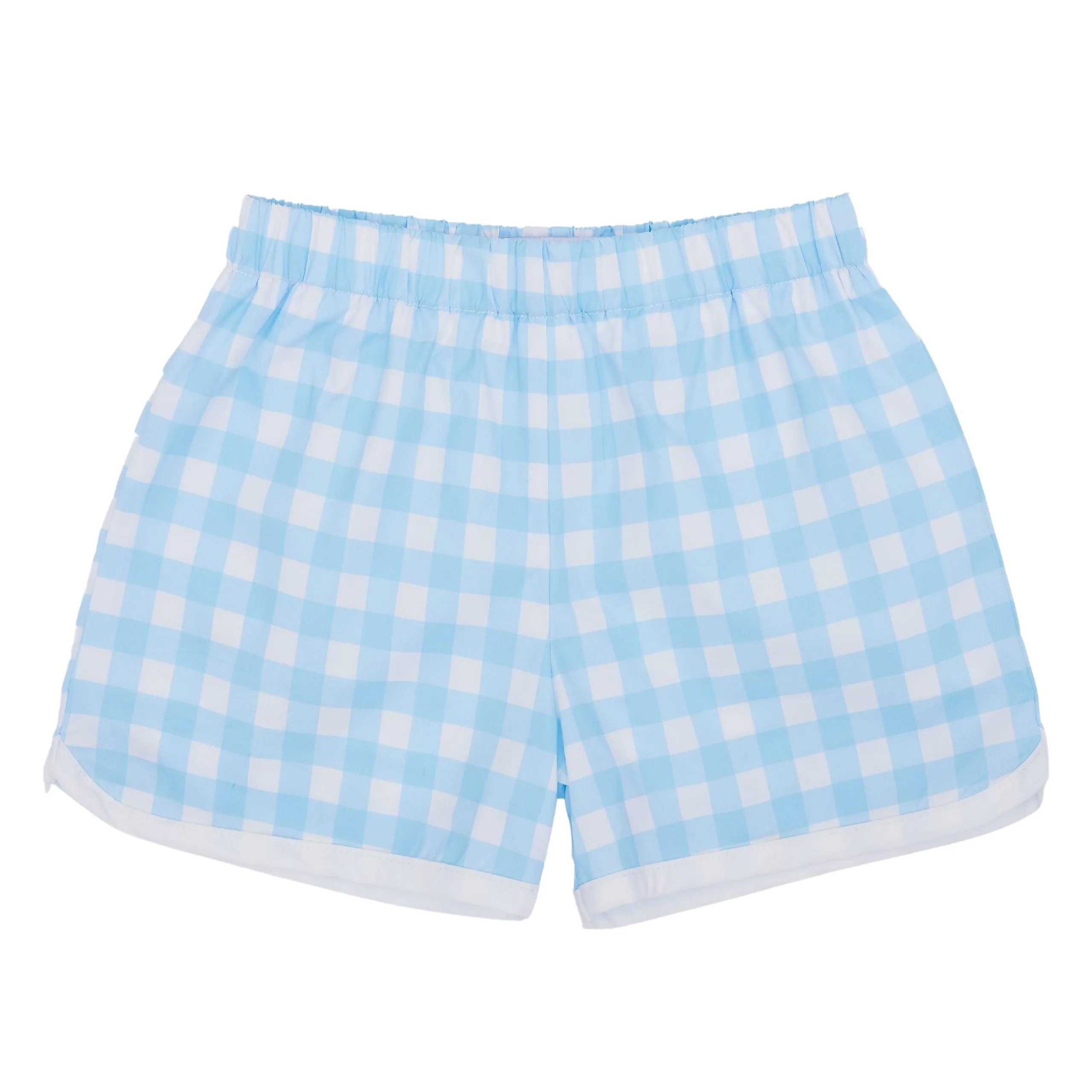 Set Point Shorts in Bellevue Blue Gingham
