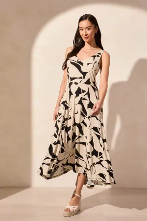 Sleeveless High Low Dress