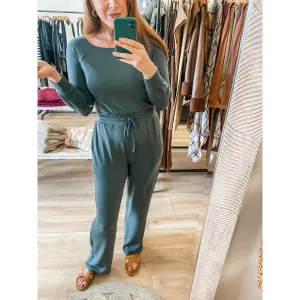 Spruce Brushed Jumpsuit