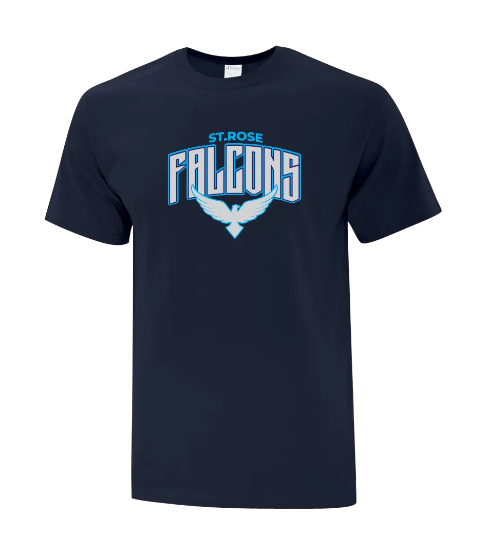 St. Rose Adult Cotton T-Shirt with Printed Logo