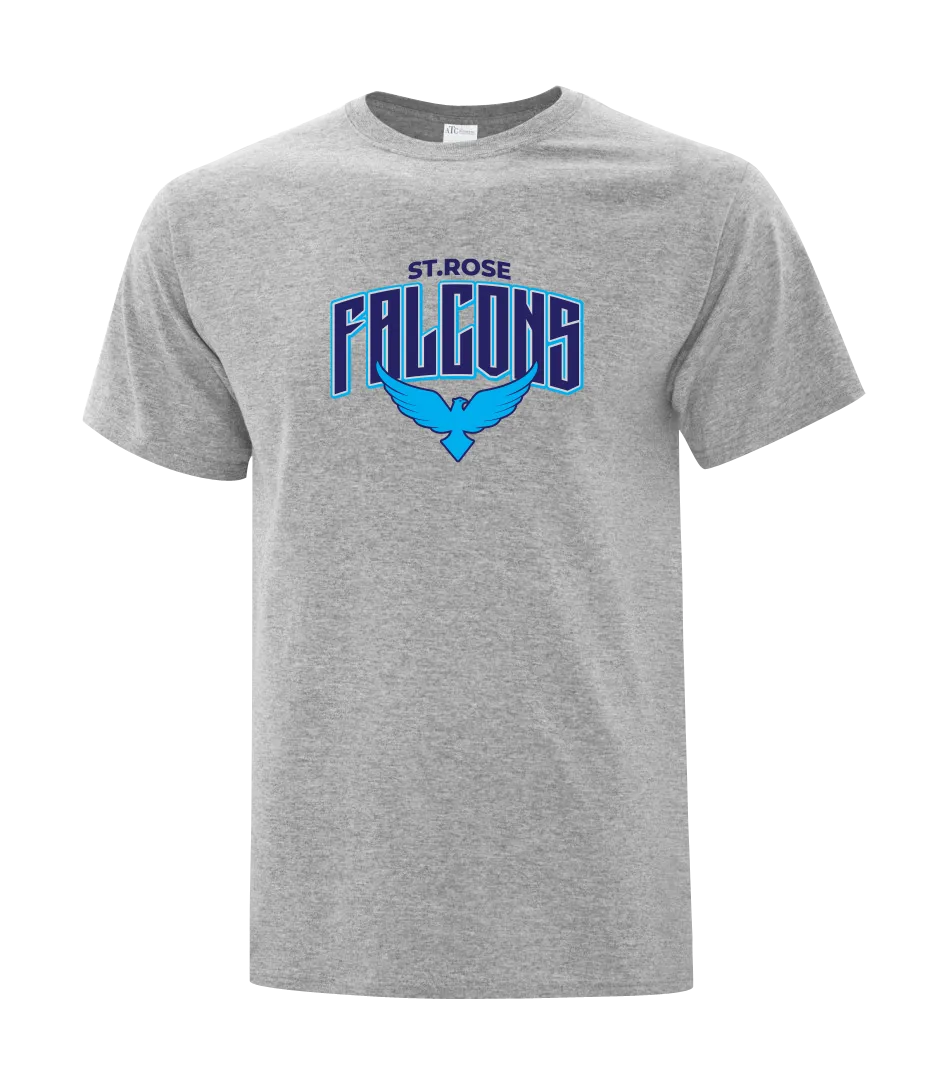 St. Rose Adult Cotton T-Shirt with Printed Logo
