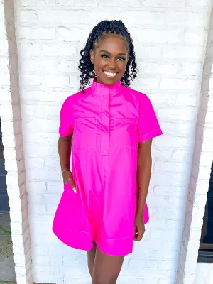 Stolen Kiss Hot Pink Dress