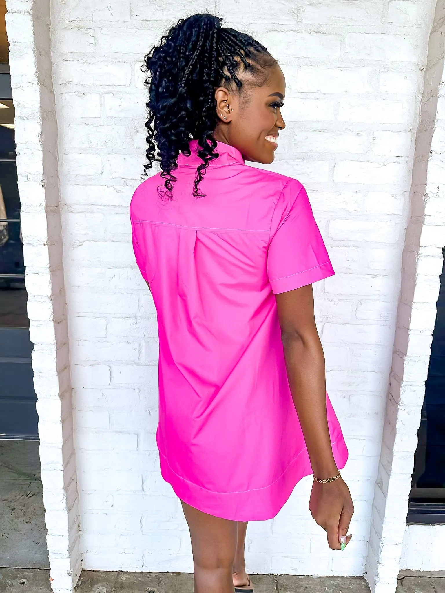 Stolen Kiss Hot Pink Dress