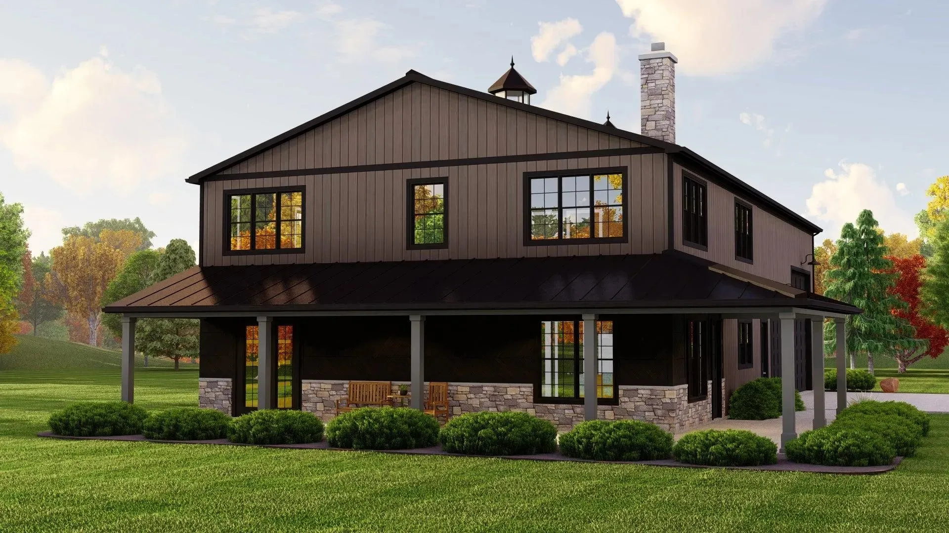 Stylish 3-Bedroom Home with Grand Living Spaces