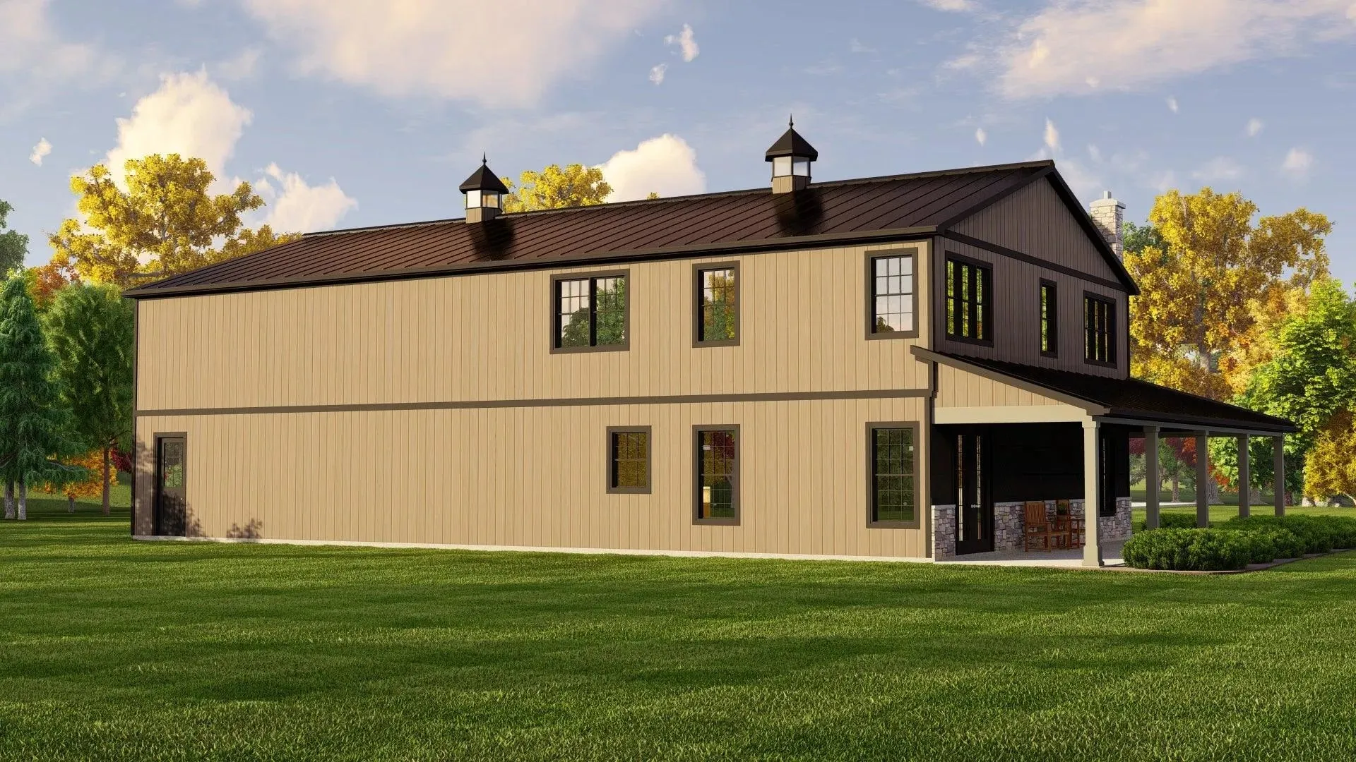 Stylish 3-Bedroom Home with Grand Living Spaces