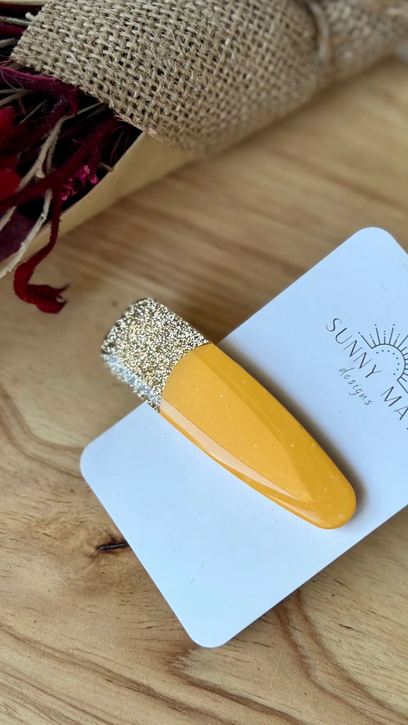 Sunny May Hair Clips - Yellow