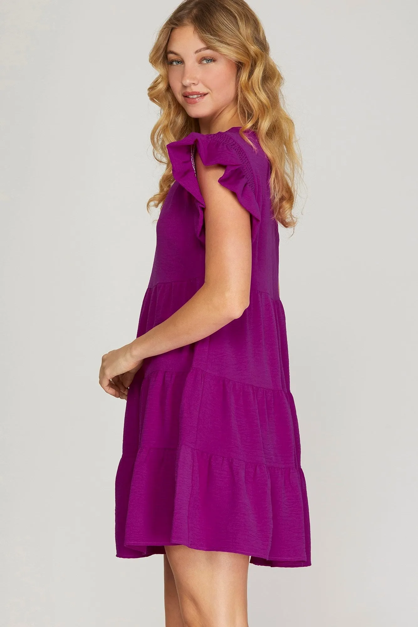 The Mirabelle Magenta Dress