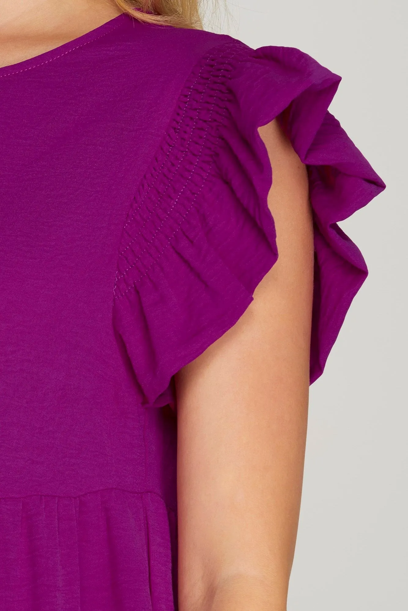 The Mirabelle Magenta Dress