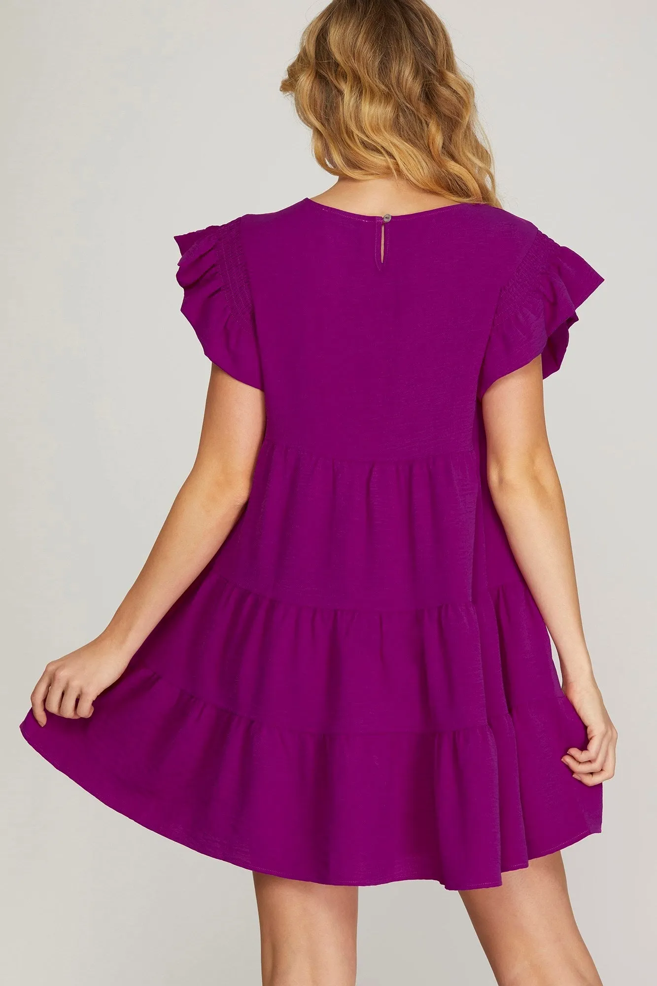 The Mirabelle Magenta Dress
