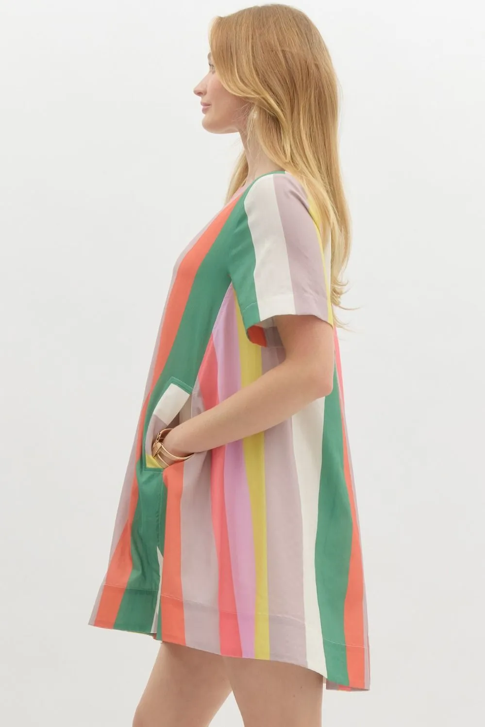 Vibrant Dreamer Dress - Green Latte