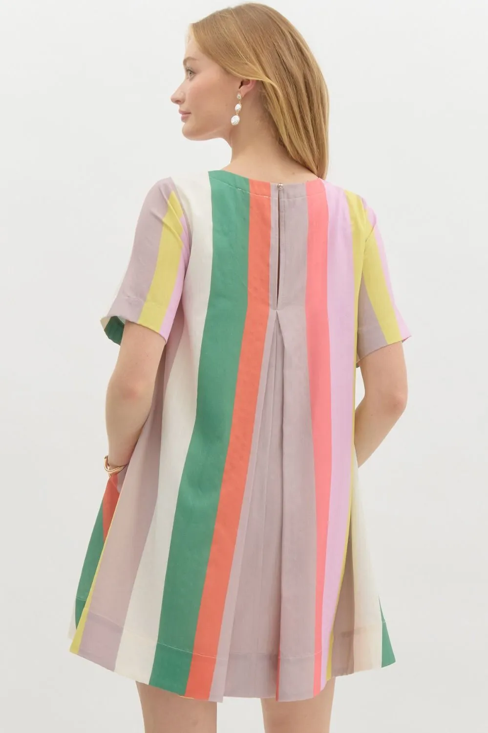 Vibrant Dreamer Dress - Green Latte