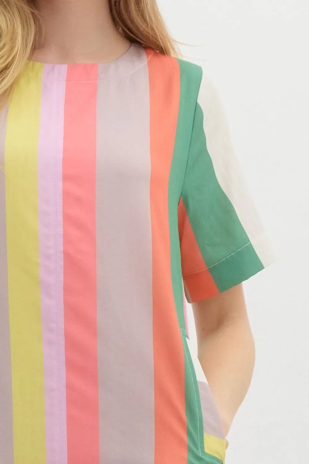 Vibrant Dreamer Dress - Green Latte