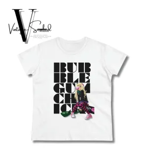 Vintage-Sealed "Bubble Gum Chick" Apparel Tee' Shirts Short Sleeves| Brand New Women's Fashion