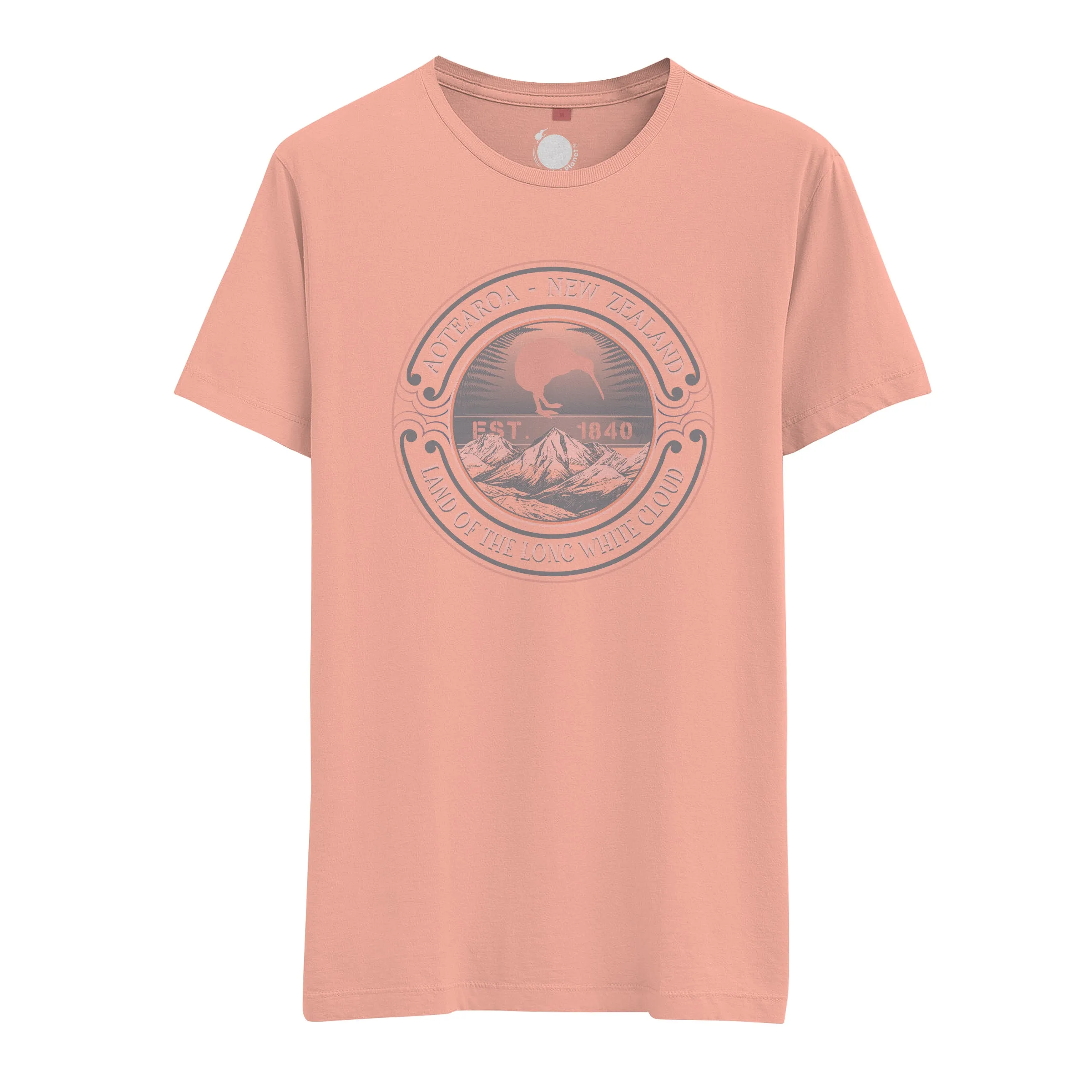 Womens New Zealand T Shirt - Kiwi Crest