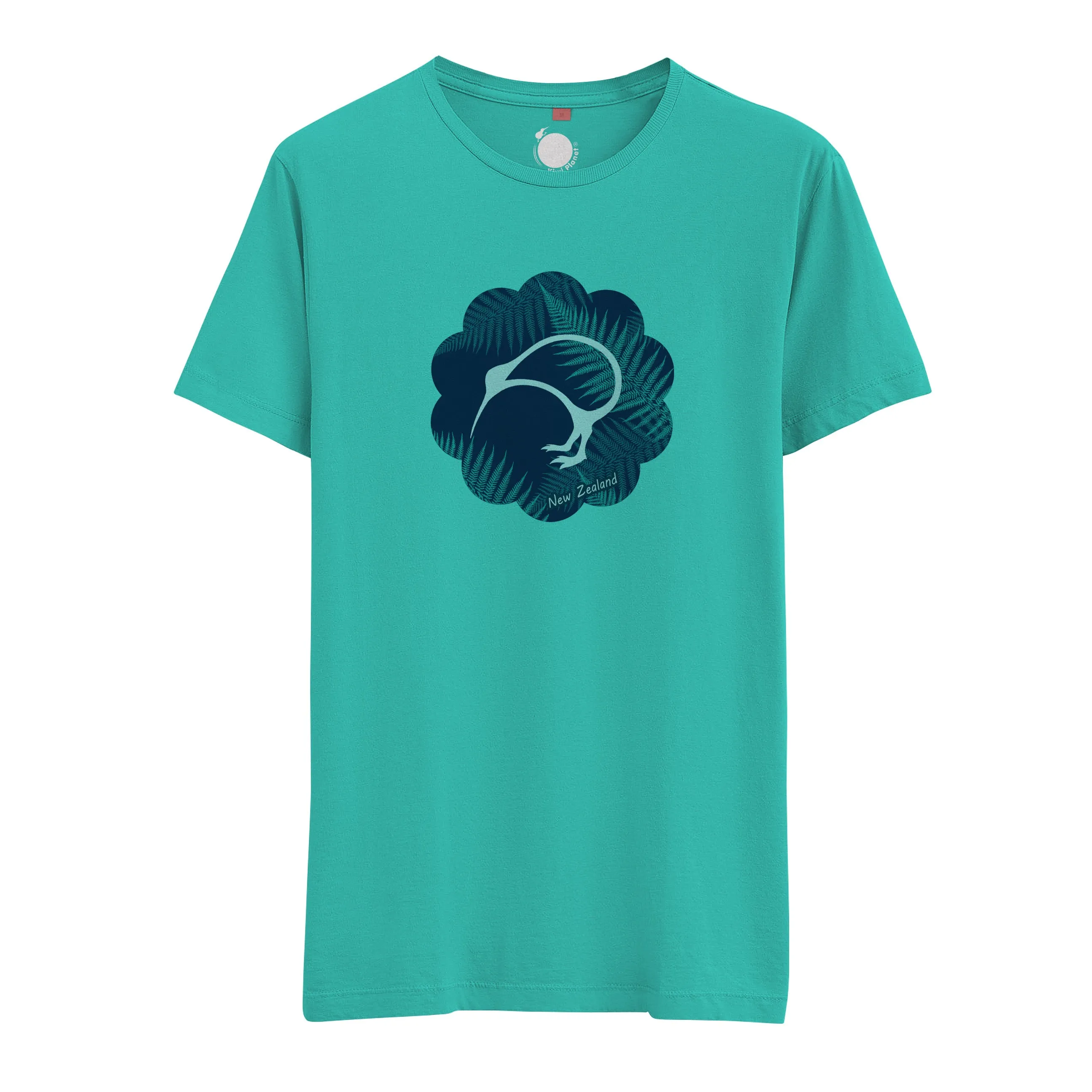 Womens New Zealand T Shirt - Kiwi Ferns