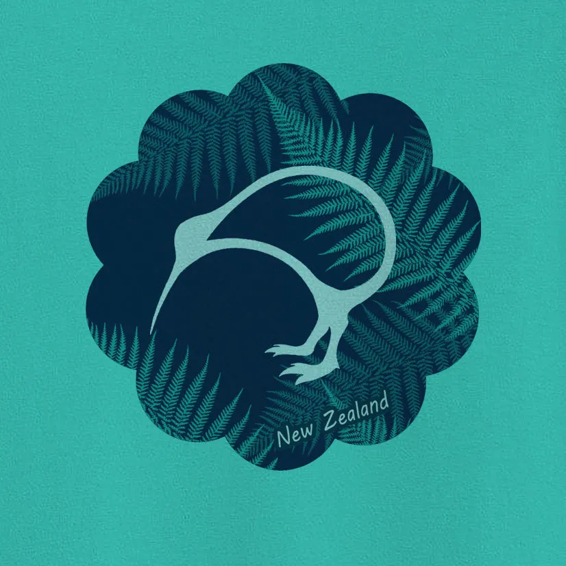 Womens New Zealand T Shirt - Kiwi Ferns